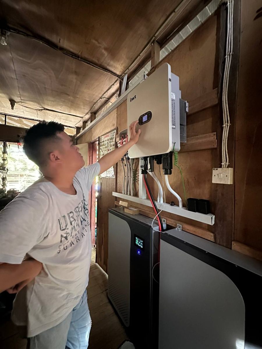 Estate Tongod inverter and battery storage system